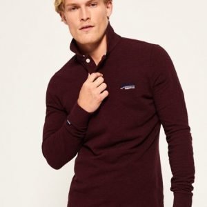 Superdry Pitkähihainen Classic Pikeepaita Purppura