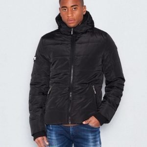 Superdry Polar Sports Puffer Black Cobalt