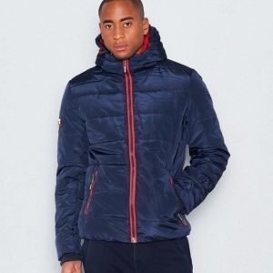 Superdry Polar Sports Puffer Navy Red