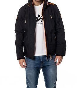 Superdry Polar Wind Attacker Black/Fluro Orange