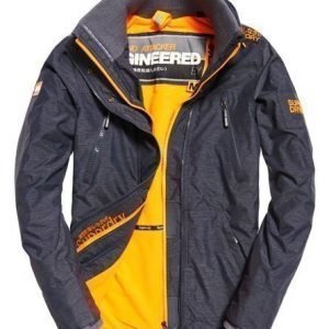 Superdry Polar Windattacker Takki Tummanharmaa