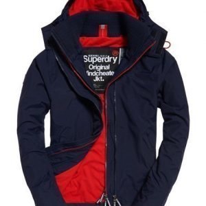 Superdry Pop Zip Hooded Arctic Windcheater Takki Laivastonsininen