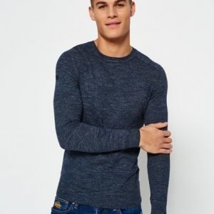 Superdry Premium Cotton City Neulepusero Sininen