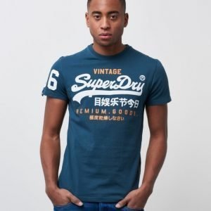 Superdry Premium Godds Tee Hunter Blue