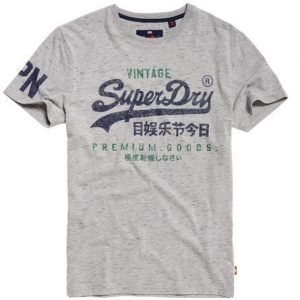 Superdry Premium Goods Duo T-paita Harmaa