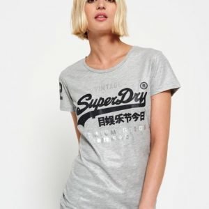 Superdry Premium Goods Duo T-paita Laivastonsininen