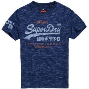Superdry Premium Goods Duo T-paita Sininen