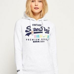 Superdry Premium Goods Huppari Vaaleanharmaa