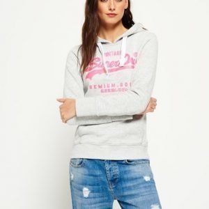 Superdry Premium Goods Twist Huppari Harmaa