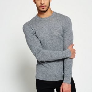 Superdry Premium Textured Knit Crew Neulepusero Harmaa