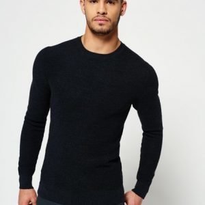 Superdry Premium Textured Knit Crew Neulepusero Ruskea