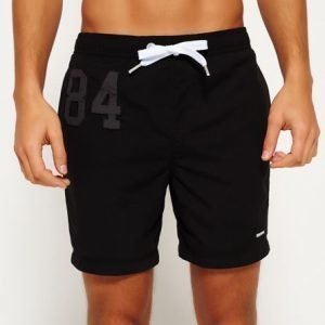 Superdry Premium Water Polo Shortsit Musta