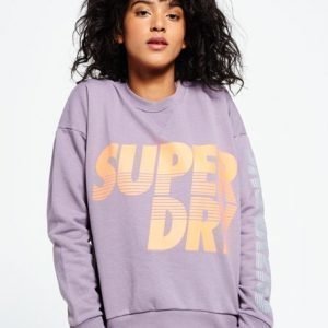 Superdry Pyöreäkauluksinen Freshness Pusero Purppura