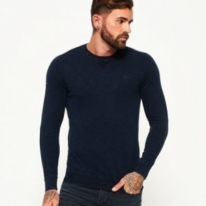 Superdry Pyöreäkauluksinen Garment Dyed L.A Pusero Sininen