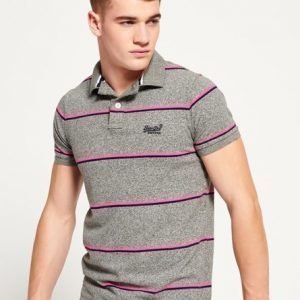 Superdry Raidallinen Echo Beach Yd Pikeepaita Harmaa