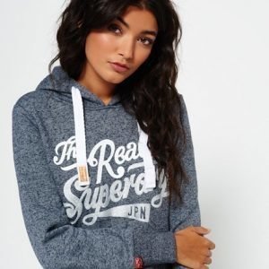 Superdry Real Brand Huppari Laivastonsininen