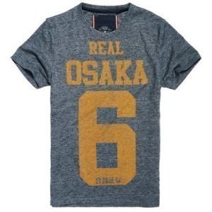 Superdry Real Osaka 6 T-paita Sininen