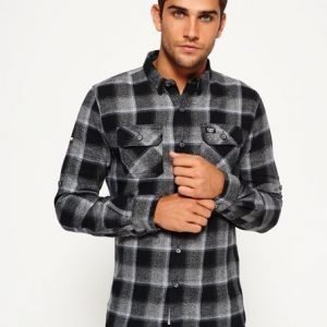 Superdry Refined Lumberjack Paita Harmaa