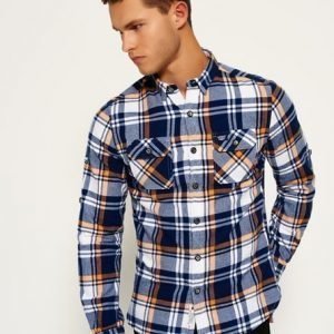 Superdry Refined Lumberjack Paita Sininen