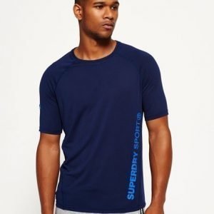 Superdry Rento Sports Active T-paita Laivastonsininen