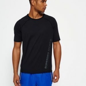 Superdry Rento Sports Athletic T-paita Musta