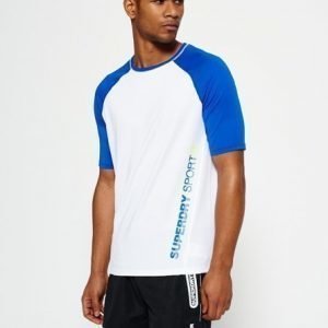 Superdry Rento Sports Athletic T-paita Valkoinen