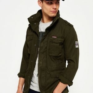 Superdry Rookie Heavy Weather Kenttätakki Vihreä