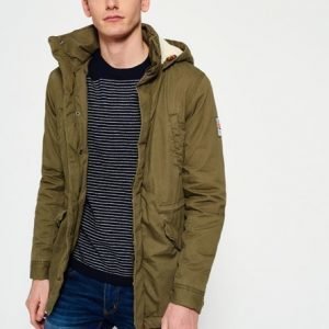 Superdry Rookie Military Parka Takki Vihreä