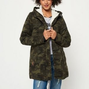 Superdry Rookie Sherpa Multi Takki Vihreä