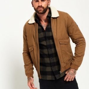 Superdry Rookie Winter Aviator Pilottitakki Beige