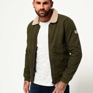 Superdry Rookie Winter Aviator Pilottitakki Vihreä