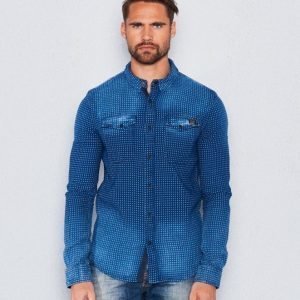 Superdry Roster Denim Shirt Indigo Dubby