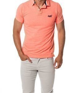 Superdry SS Classic Pique Polo Fluro Orange Grindle