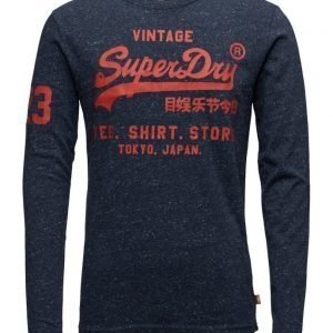 Superdry Shirt Shop L/S Tee pitkähihainen t-paita