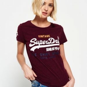 Superdry Shirt Shop T-paita Punainen