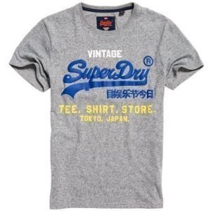 Superdry Shirt Shop Tri T-paita Harmaa