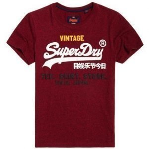 Superdry Shirt Shop Tri T-paita Punainen