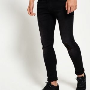 Superdry Skinny Farkut Musta