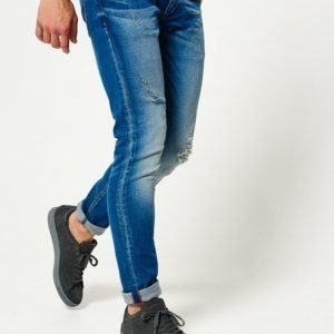 Superdry Skinny Farkut Sininen