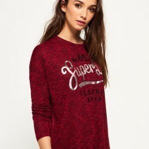 Superdry Slouch Midwest Toppi Punainen