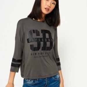 Superdry Slouch Sport Pusero Harmaa