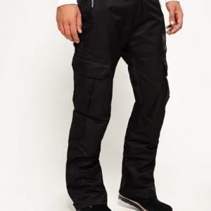 Superdry Snow Housut Musta