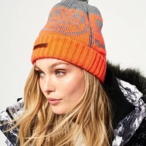 Superdry Snow Logo Beanie Pipo Harmaa