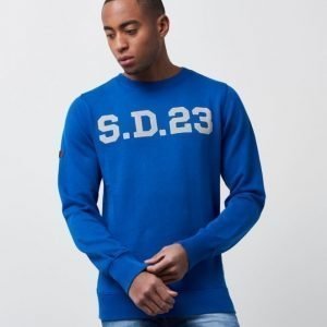 Superdry Solo Sport Crew Cobolt Blue