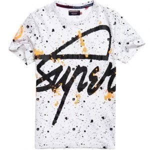 Superdry Splatter T-paita Valkoinen