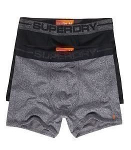 Superdry Sport Boxer Double Back Black Jaspe/Black