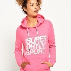 Superdry Sport Essentials Huppari Vaaleanpunainen