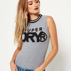 Superdry Sport Graphic Body Vaaleanharmaa