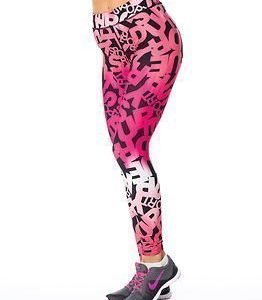 Superdry Sport Gym Logo Legging Fluro Pink Ombre