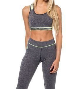 Superdry Sport Gym Sports-Bra Charcoal Grit